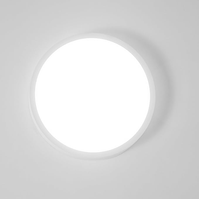 hepside 4PACK Flush Mount LED Ceiling Light Fixture 5CCT 9Inch 18W & 200W Equivalent Closet Light Fixture,Small Round Slim Surface Ceiling Lamp for Hallway,Bathroom,Bedroom,Kitchen,Interior