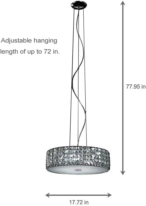 Home Decorators Collection 6-Light Chrome Pendant