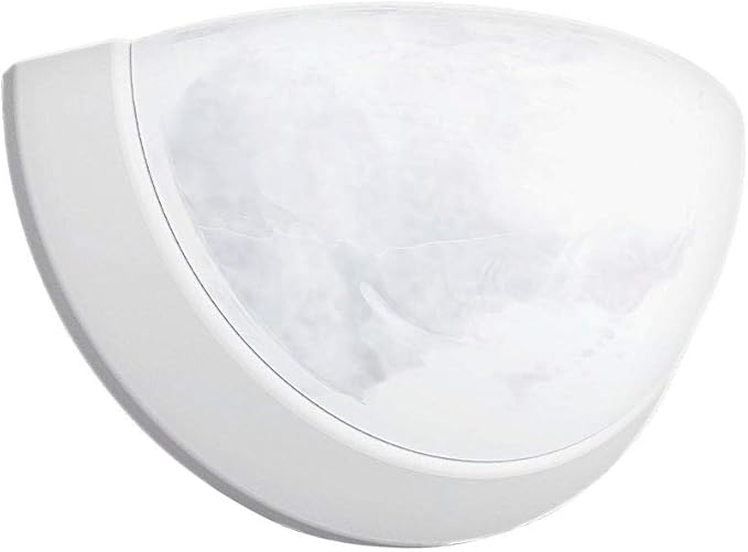 Euri Lighting EIN-WL51WH-1020cec, Indoor Half Moon Sconce, 9W, 810lm, 2700K, 90+ CRI, Dimmable, E-Star, CEC (CA Compliant), JA8, Damp Rated, Lamp Included, White Housing, 10YR WTY