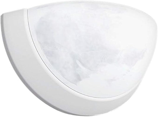 Euri Lighting EIN-WL51WH-1020cec, Indoor Half Moon Sconce, 9W, 810lm, 2700K, 90+ CRI, Dimmable, E-Star, CEC (CA Compliant), JA8, Damp Rated, Lamp Included, White Housing, 10YR WTY