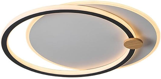 Modern Minimalist Indoor Ceiling Lamp Metal and Acrylic Material Flat Lighting Nordic Circular Ceiling Lights Suitable for Study and Bedroom