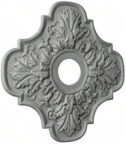 17 3/4"OD x 3 3/4"ID x 1"P Peralta Ceiling Medallion (Fits Canopies up to 4 5/8")