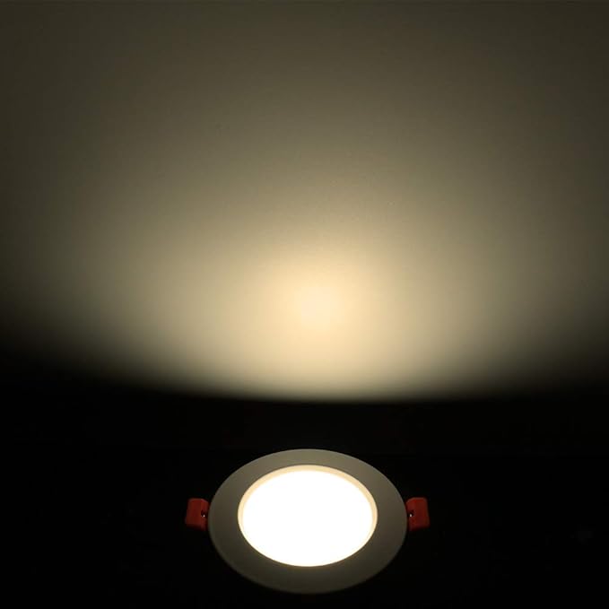 2.5 inch Dimmable LED Recessed Lighting, 5W Retrofit Downlight, 4000K Natural White, CRI 80 with LED Driver, as AC 110V Ceiling Light Fixture for Living Room, Kitchen, Bedroom, Hallway, 10 Pack