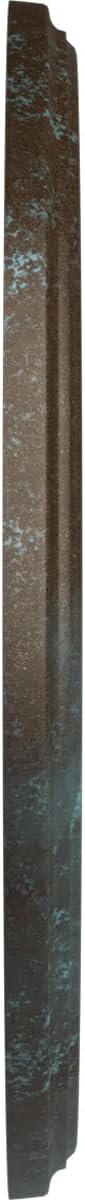 Ekena Millwork 15 3/4"OD x 3 7/8"ID x 3/4"P Berkshire Ceiling Medallion Fits Canopies up to 7" Ceiling Medallion, Bronze Blue Patina