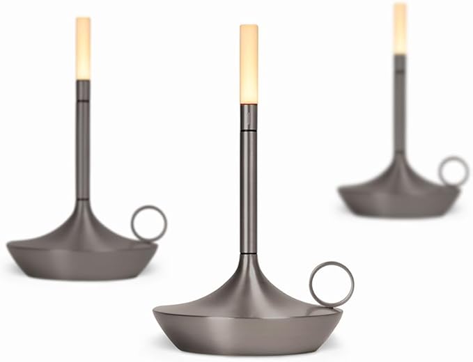 Graypants Wick Portable LED Lamp (Graphite, Short)