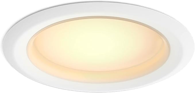 Philips Hue Smart Retrofit Recessed 5/6 Inch LED Downlight 1 Pack - White Ambiance Warm-to-Cool White Light 1100LM - Indoor Control with Hue App - Works with Alexa, Google Assistant and Apple Homekit