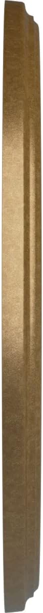 Ekena Millwork CM15BEPAS 15-3/4" x 3-7/8" x 3/4" Berkshire Ceiling Medallion, Pale Gold
