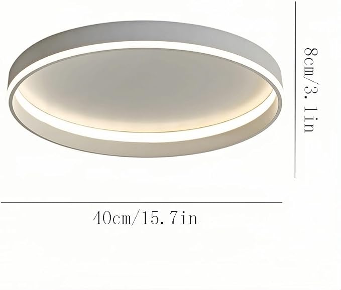 Minimalist Master Bedroom Ceiling Light, European Modern Living Room Flat Ceiling Lighting, Balcony Study Close To Ceiling Lamp Fixture, Side Emitting Design Saving Ceiling Lights, For Hallw