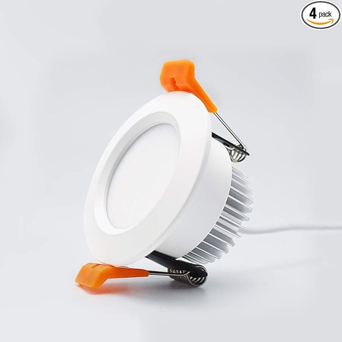 2 Inch LED Downlight, Recessed Lighting Dimmable Ceiling Light, 3W, 2700K Ultra Warm White, CRI80 with LED Driver(35W Halogen Equivalent), 1 Pack