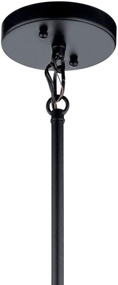 Kichler Birkleigh 18.25" 1 Light Pendant with Satin Etched Glass in Classic Gold