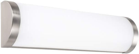 WAC Lighting, Fuse 16in LED Energy Star Bathroom Vanity & Wall Light 3000K in Brushed Nickel