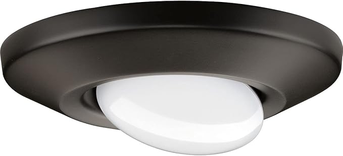 Intrinsic Collection 1-Light Antique Bronze Modern LED Surface Mount Eyeball Downlight
