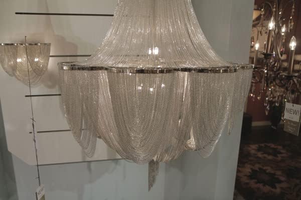 Maxim Chantilly - Ten Light Chandelier -Traditional Installation