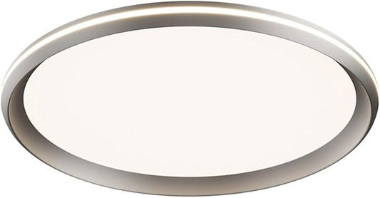 Modern Minimalist Ceiling Lamps Metal and Acrylic Flat Lighting Black and White Circular Ceiling Lights Suitable for Bedrooms and Study Rooms