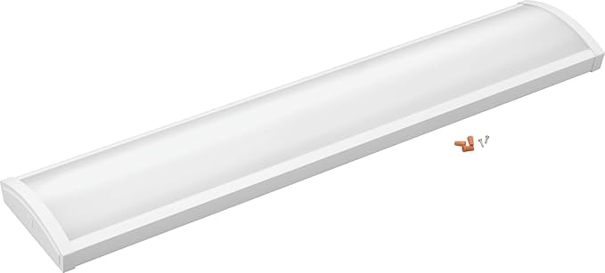 Lithonia Lighting 4-Foot FML4W 10-Inch Wide Housing 4000K Cool White LED Wraparound 5000LM with 0-10 Volt Dimming, White (FML4W 48 5000LM 840 ZT MVOLT)