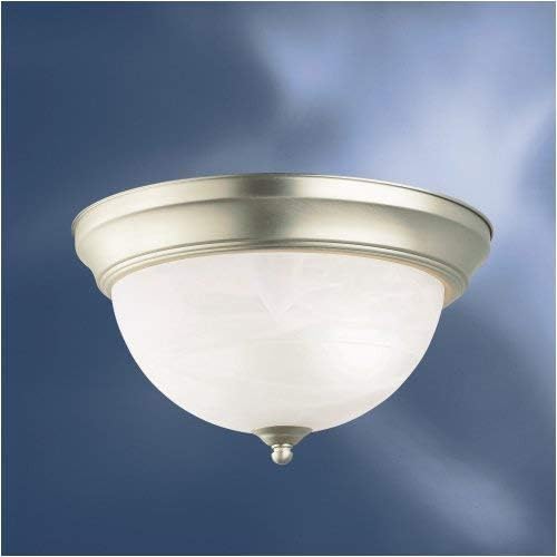 Kichler 8108NI Flush Mount 2-Light, Brushed Nickel