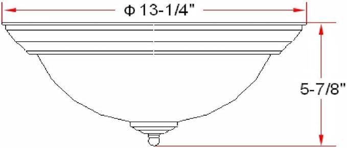 Design House 511550 Millbridge Traditional 2-Light Indoor Flush Mount Ceiling Light Dimmable Alabaster Glass for Bedroom Dining Room Kitchen, Satin Nickel