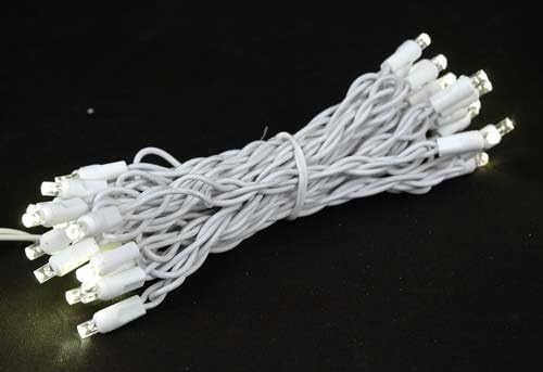 Novelty Lights 35 Light LED Twinkle Christmas LED Mini Light Set, Outdoor Curtain Fairy Wedding String Lights, Warm White, 17 Feet