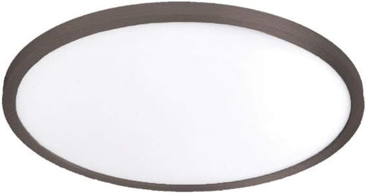 WAC Lighting, Round 7in LED Energy Star Flush Mount 3500K in Bronze