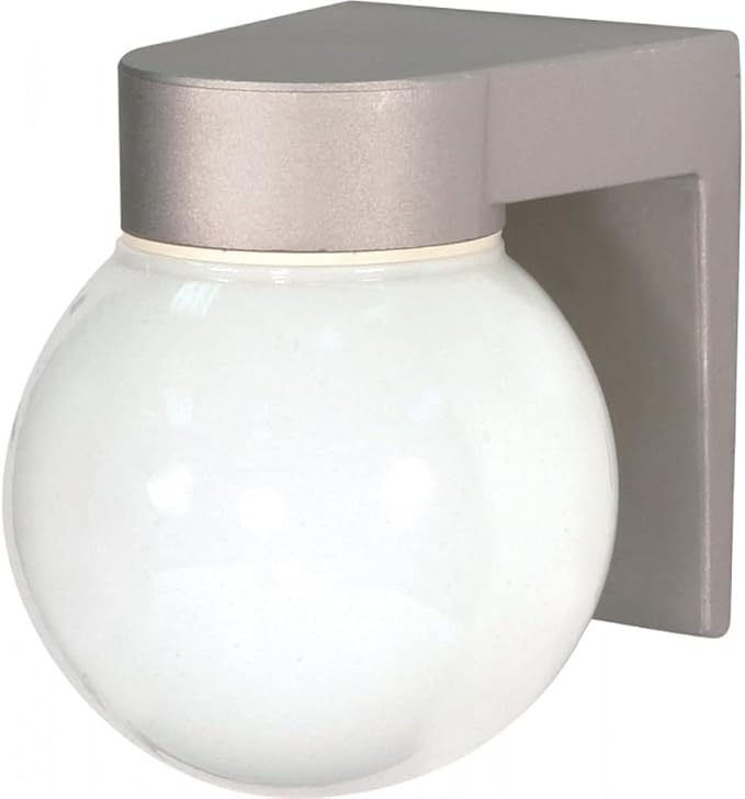 Nuvo Lighting SF77/139 Transitional One Light Outdoor Wall Mount in Pwt, Nckl, B/S, Slvr. finish