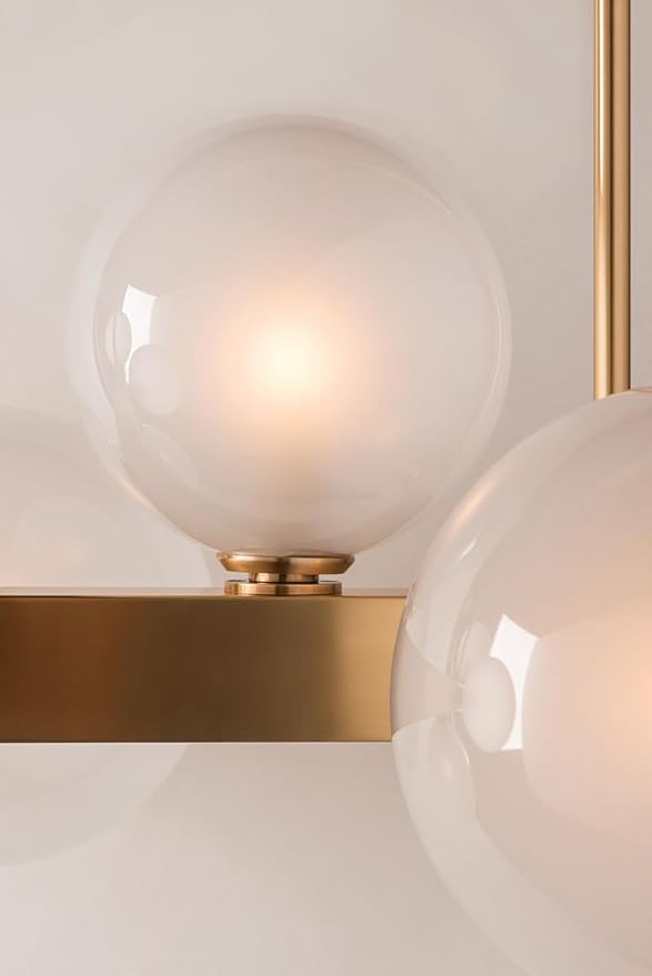 Hudson Valley Lighting 8717-AGB Hinsdale Island Pendant, Aged Brass