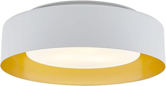 16in Ceiling Light, 3-Light E26 Bulb Type,Frosted Glass Lampshape, Large Modern Flush Mount Lamp Fixture for Living Room Bedroom Kitchen Hallway Foyer, Milk White