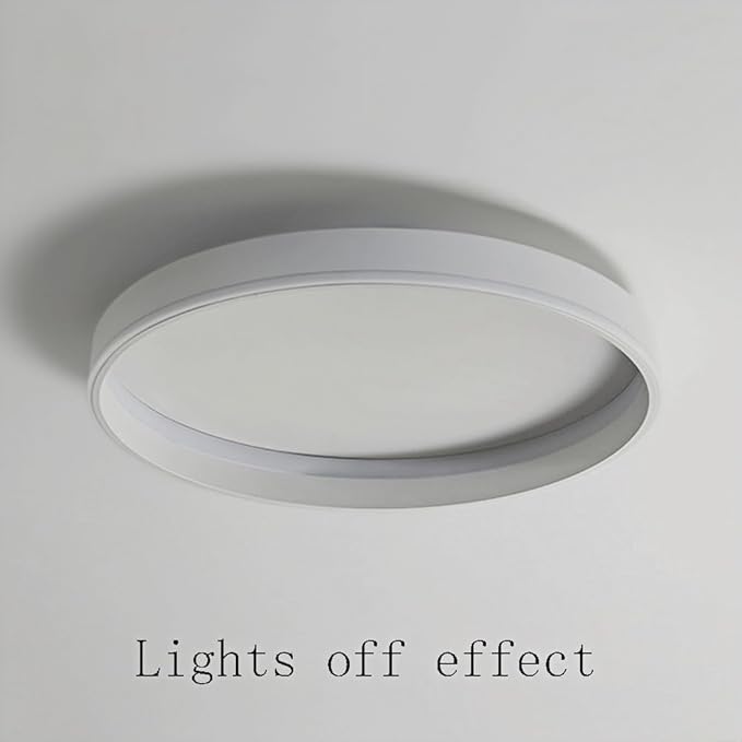 Minimalist Master Bedroom Ceiling Light, European Modern Living Room Flat Ceiling Lighting, Balcony Study Close To Ceiling Lamp Fixture, Side Emitting Design Saving Ceiling Lights, For Hallw