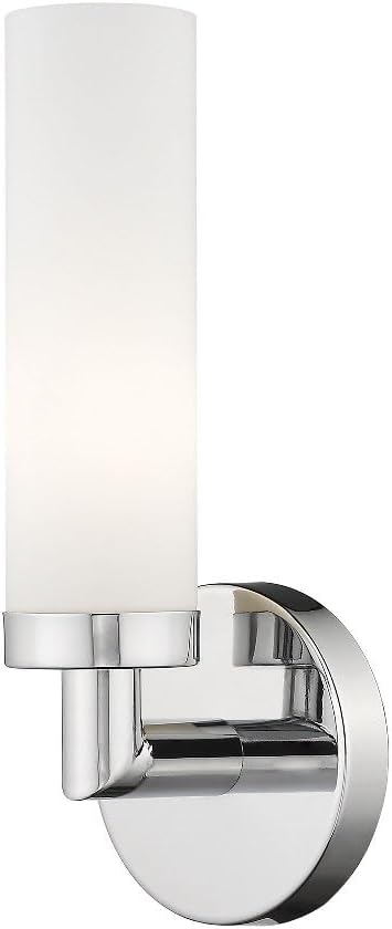 Livex Lighting 10103-05 Aero 1-Light Wall Sconce, Chrome