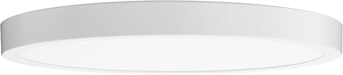 Builder Essential Round LED 11in Flush Mount 21W 2,050 Lumens with 5-CCT Selectability 2700-3000-3500-4000-5000K in White