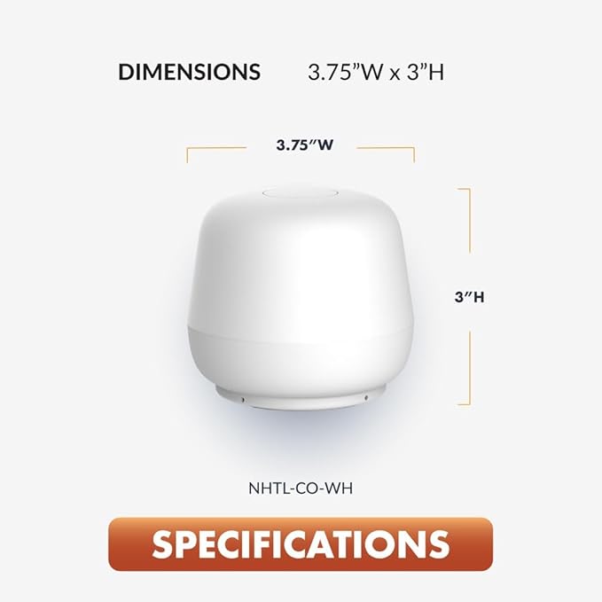 ‎Newhouse Lighting Coco, White 2700K Dimmable Cordless Portable USB-C Rechargeable Table Lamp NHTL-CO-WH, Cordless Desk Lamp for Living Room, Bedroom, Coffee Table, and Other Cozy Home Decor
