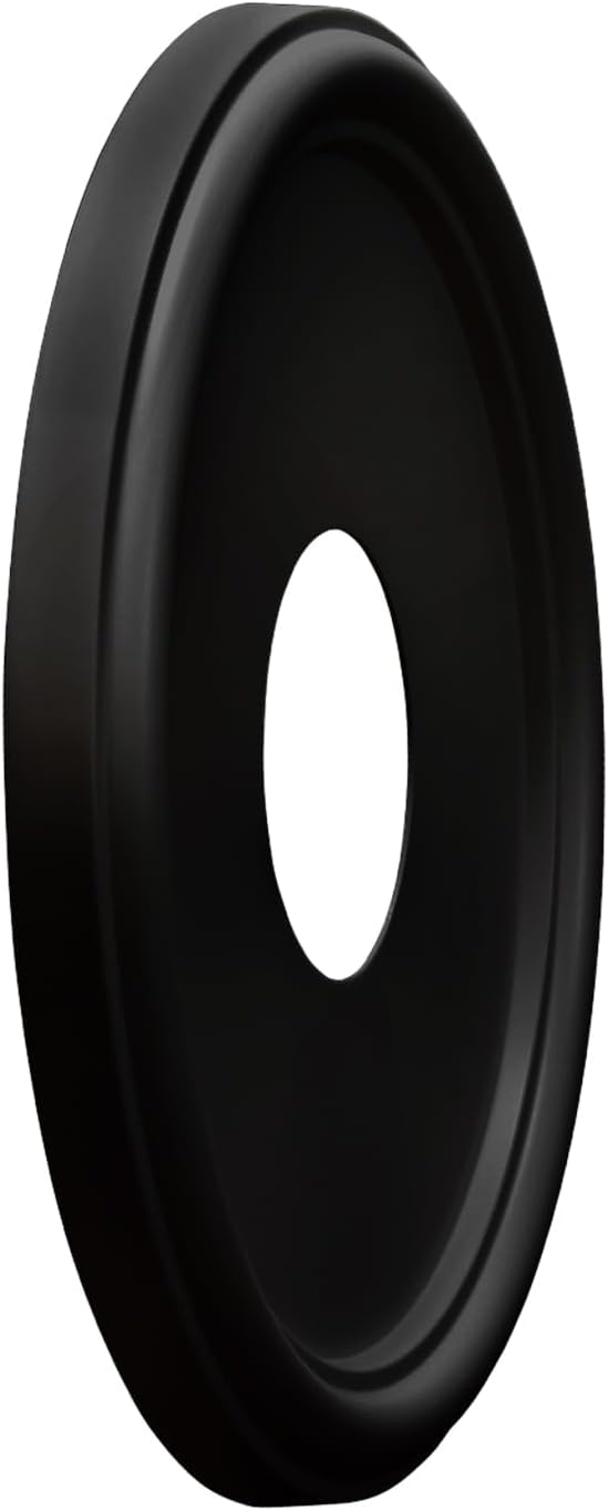 EIFHYT Molded Nylon Ceiling Medallion for Light Fixtures and Ceiling Fans 13"OD x 4"ID x 1-1/8"P (Fits Canopies up to 10-1/4") Black