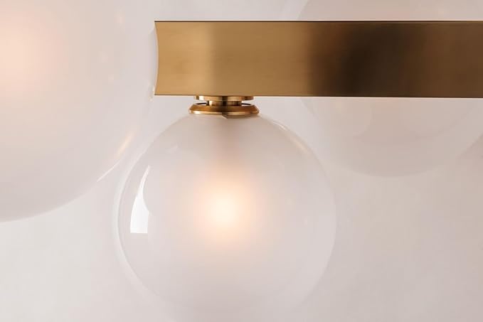 Hudson Valley Lighting 8717-AGB Hinsdale Island Pendant, Aged Brass