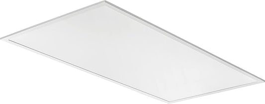 Lithonia Lighting CPX 2x4 LED Flat Panel Light, 2 ft. x 4 ft. LED Light Panel, Ceiling Lighting Fixture for Shop Lighting, 4000 Lumens, 5000K Daylight, Smooth Satin Lens, White