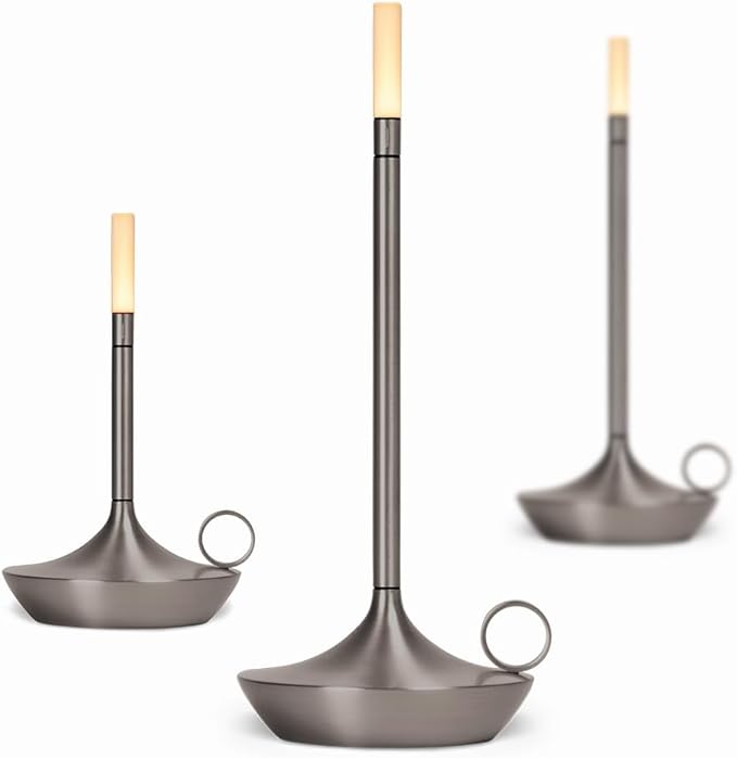 Graypants Wick Portable LED Lamp (Graphite, Short)
