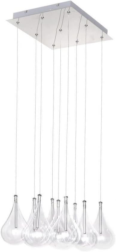 ET2 Larmes-9 Light Pendant in Modern style-14 Inches Wide by 8 inches high