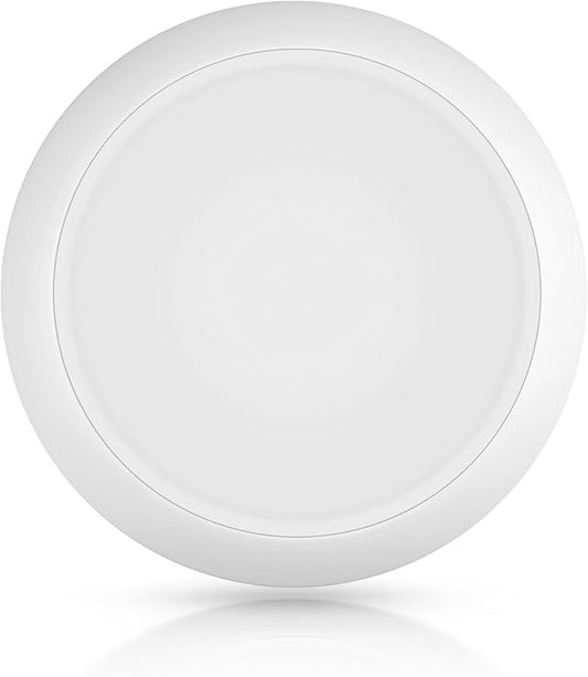 ECOELER 8 Inch Round Flush Mount Ceiling Light LED Disc Light, Round Dimmable Lighting Fixture, 30W 2000Lm, 5000K Day Light, Aluminum Trim Matte White Finish, ETL Listed