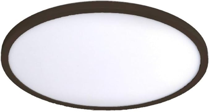 WAC Lighting, Round 15in LED Energy Star Flush Mount 3000K in Bronze
