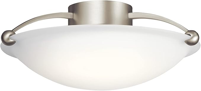 Kichler 8406NI Three Light Semi Flush Mount