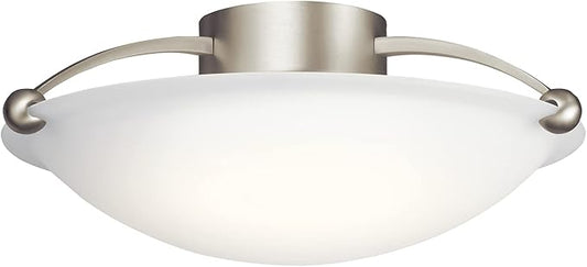 Kichler 8406NI Three Light Semi Flush Mount