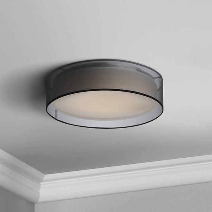 Maxim Lighting Prime 3-Light Flush Mount | BO Finish | Hallway Flush Mount Ceiling Light | 10220BO