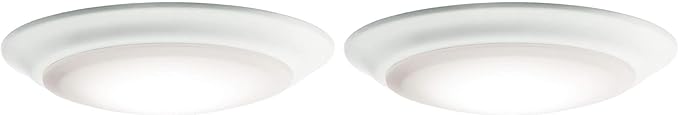 Kichler 43846WHLED40 Downlight, White (Pack of 2)