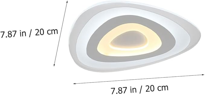 DOITOOL 1pc Ultra-Thin Led Ceiling Lamp Modern Minimalist Design for Home Bedroom Living Room and Boys and Girls Rooms Diameter Three Temperature Options Easy to Install