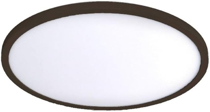 WAC Lighting, Round 15in LED Energy Star Flush Mount 3000K in Bronze