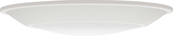 Juno JSBTC 6IN TUWH 90CRI WL MW M6 Smart Surface Mount Disk Light, 2700K-5000K Tunable, 1100 Lumens, Connect with Zigbee or Bluetooth, Works with Alexa, Google Home, or SmartThings, 6-Inch, White