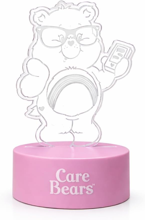 Care Bears 3D Illusion LED Lamp,Night Light with Color Changing Effect,Desk Lamp for Bedroom, Nursery, Playroom Décor