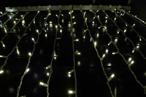 Novelty Lights 35 Light LED Twinkle Christmas LED Mini Light Set, Outdoor Curtain Fairy Wedding String Lights, Warm White, 17 Feet