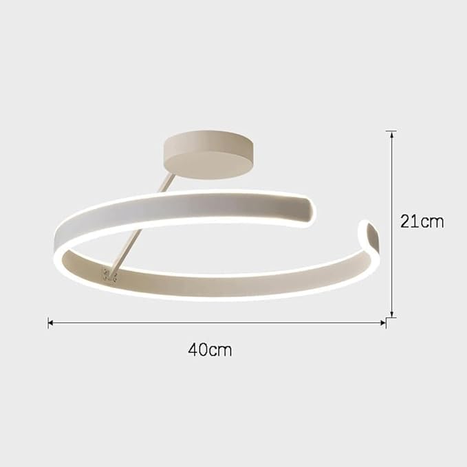 LED Dimmable Minimalist Ceiling Light, Acrylic Close-to-Ceiling Light, Modern Ring Ceiling Lamp Fixture, for Hallway, Stairs, Kitchen, Living Room, Bathroom, Bedroom