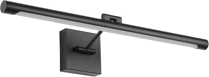Joosenhouse LED Picture Light Modern Black Art Display Light Artwork Display Light for Paintings 14W (70W Eqv) Hardwired Connection 3000K 24.4 inches
