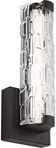 Feiss Lighting-Cutler-1 Light Bath Vanity Approved for Damp Locations in Contemporary Style-24 Inch Wide by 5 Inch High-