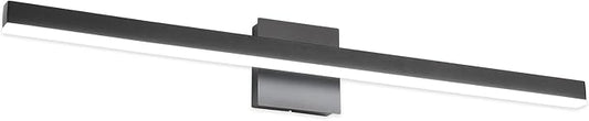 Joossnwell 35.4 inch Black Vanity Light Fixtures Industrial Bathroom Lighting Aluminum LED Sconce Lights for Over Mirror 22W 6000K